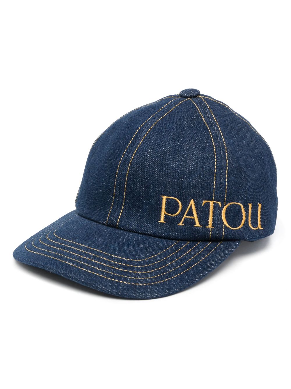 Patou logo-embroidered denim cap - Blue von Patou