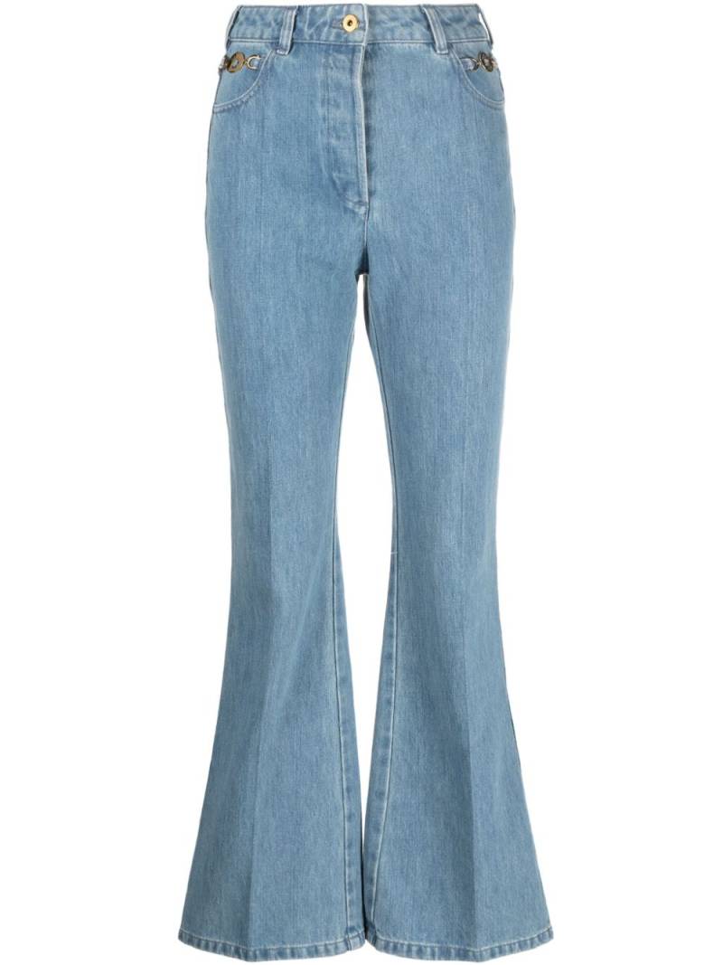 Patou organic-denim flared jeans - Blue von Patou