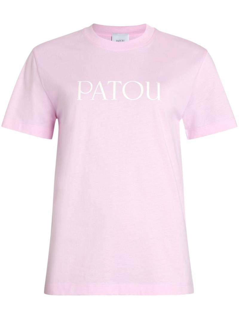 Patou logo-print organic-cotton T-shirt - Pink von Patou