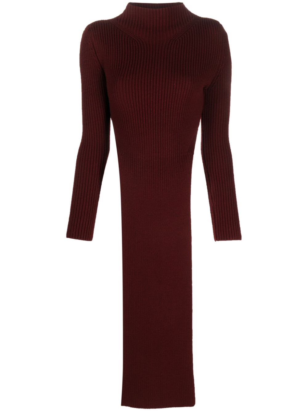 Patou merino longline jumper - Red von Patou