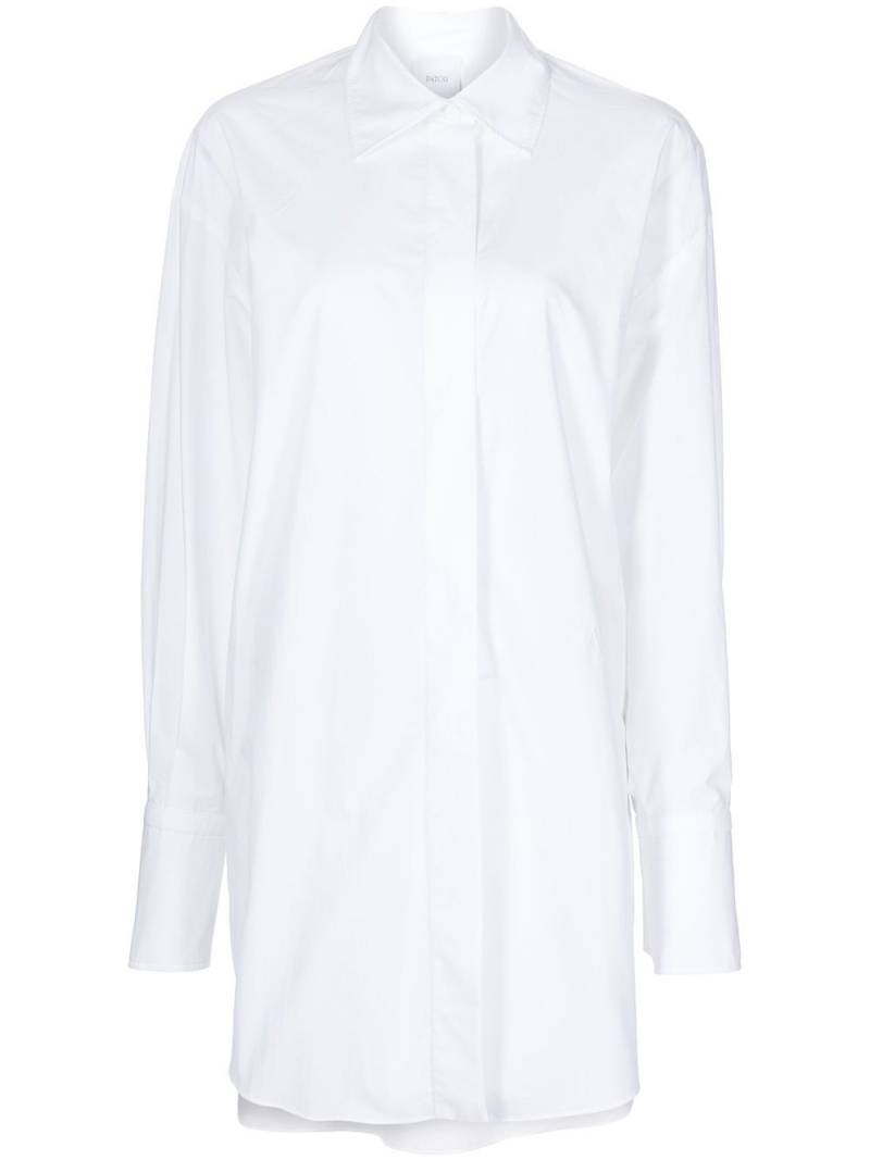 Patou mini cotton shirt-dress - White von Patou