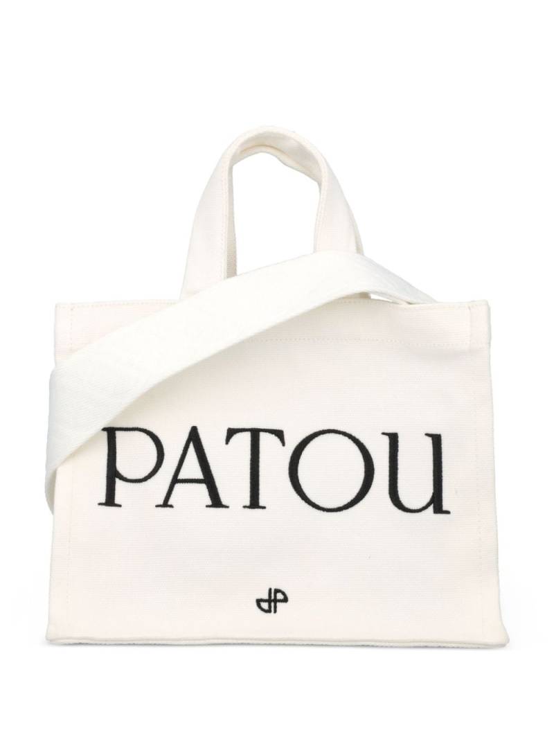 Patou small Patou canvas tote bag - Neutrals von Patou