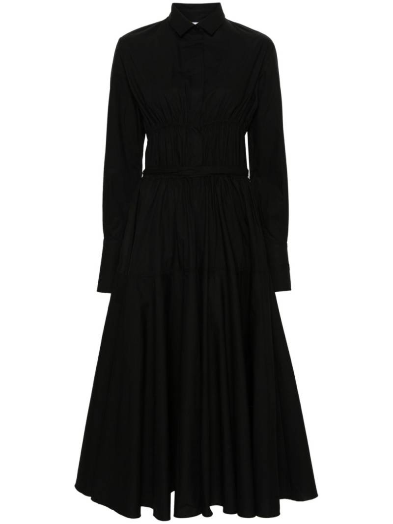 Patou poplin maxi shirtdress - Black von Patou