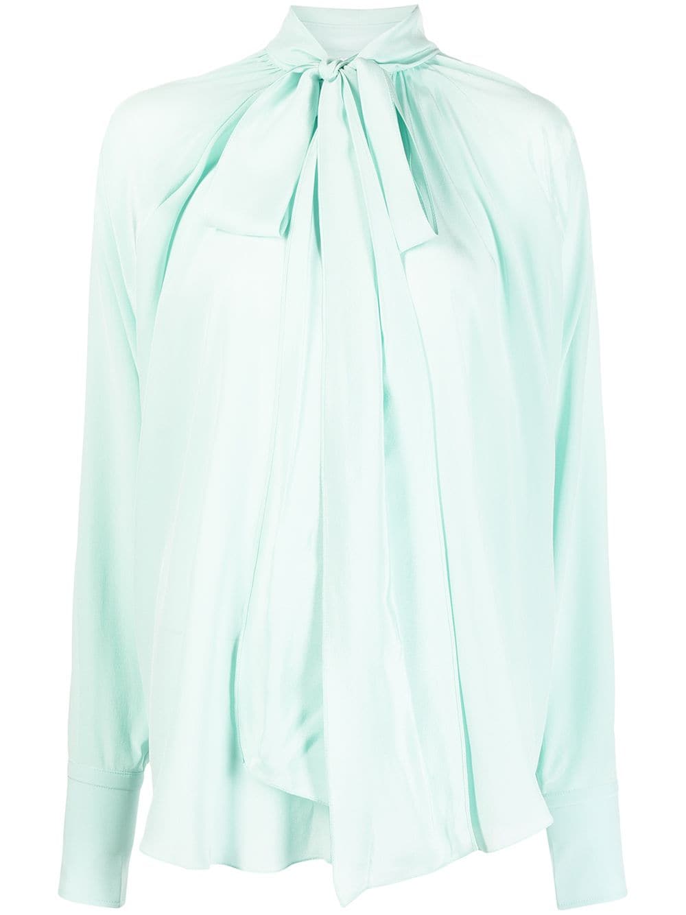 Patou pussy-bow collar blouse - Green von Patou