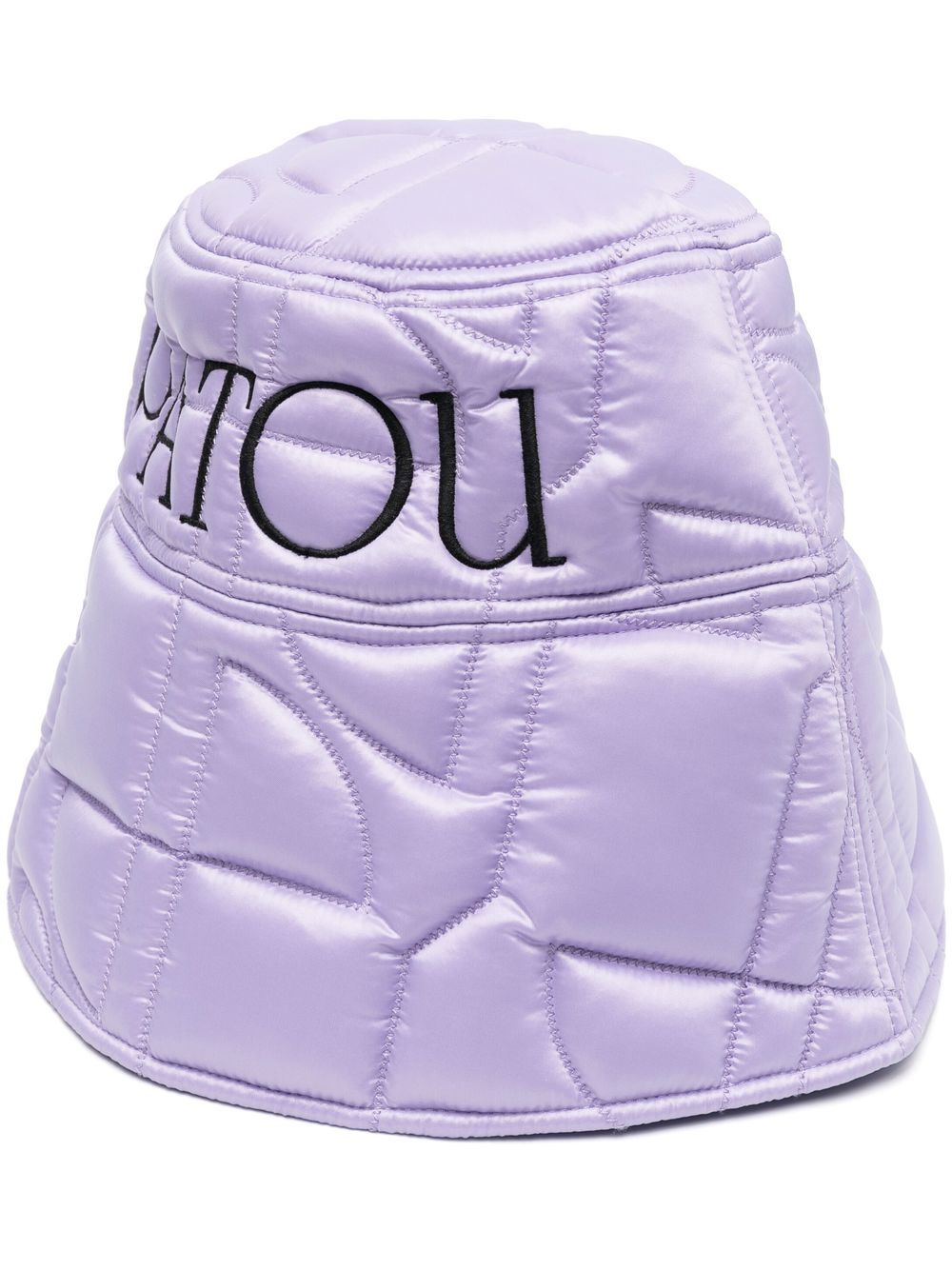 Patou quilted-finish bucket hat - Purple von Patou