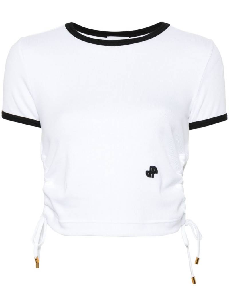 Patou ribbed-knit cut-out T-shirt - White von Patou