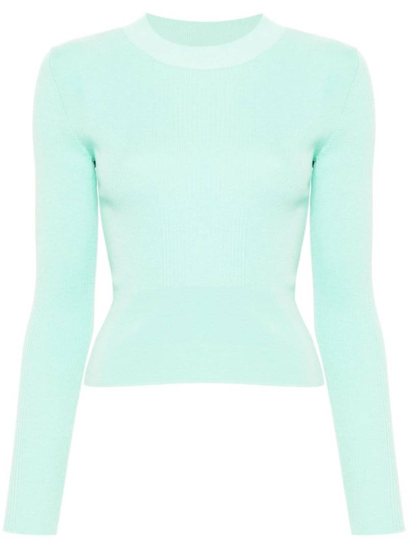 Patou ribbed-knit jumper - Blue von Patou