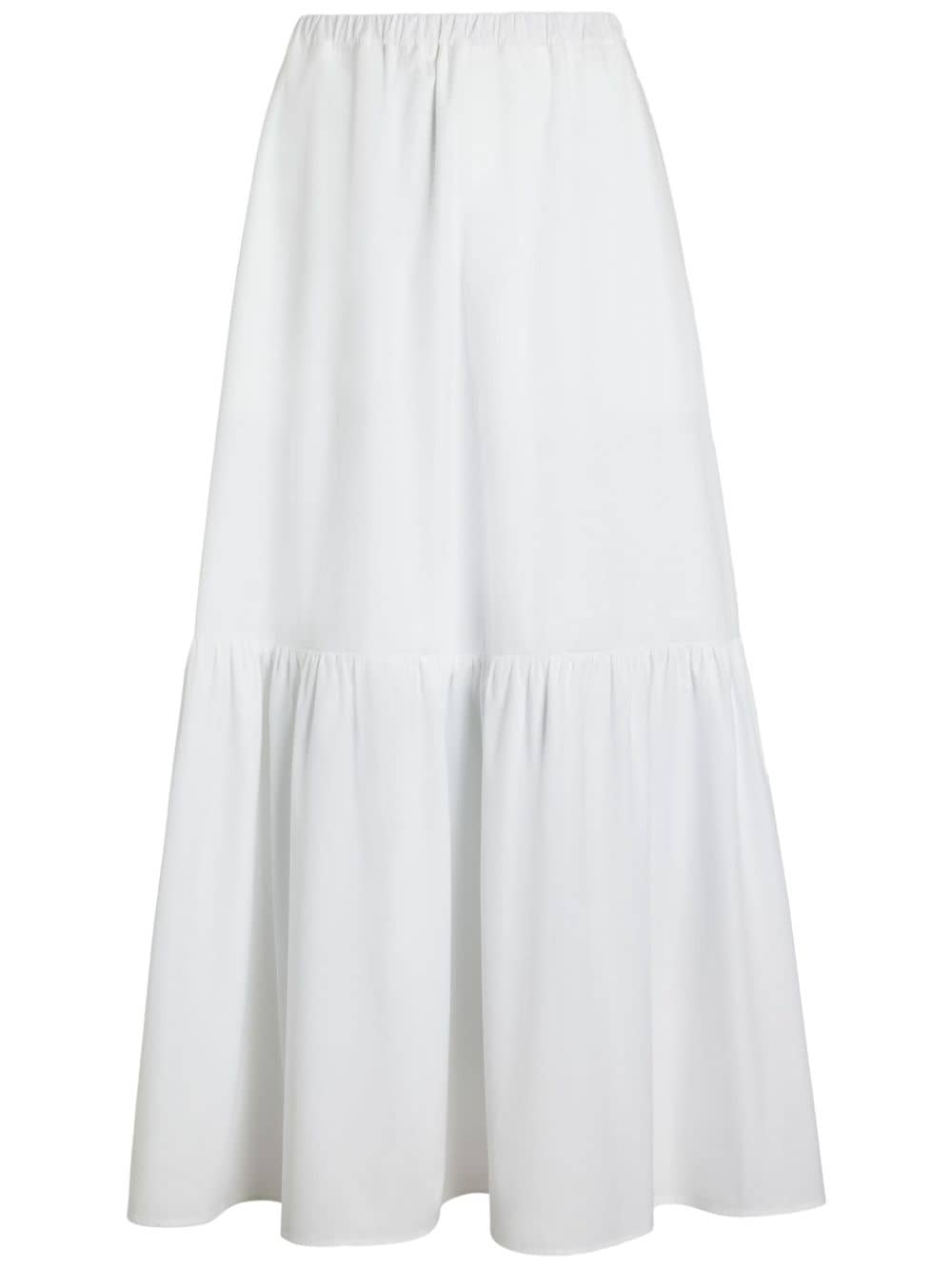 Patou ruffled maxi skirt - White von Patou