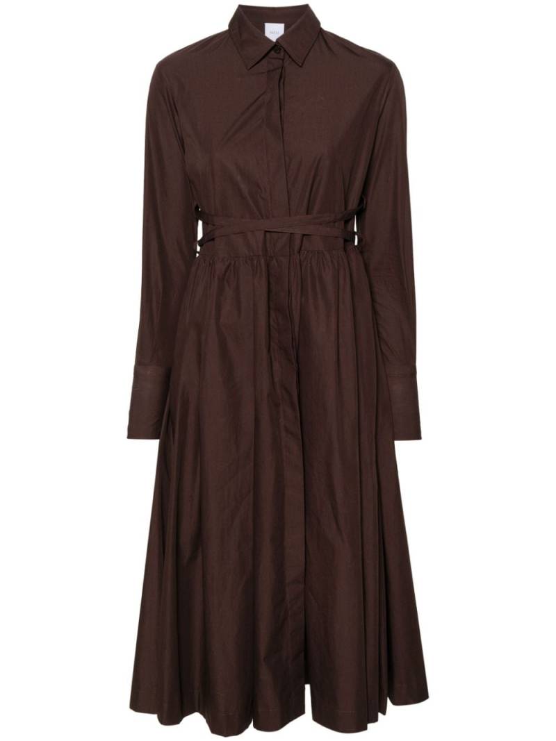 Patou spread-collar cotton shirt dress - Brown von Patou