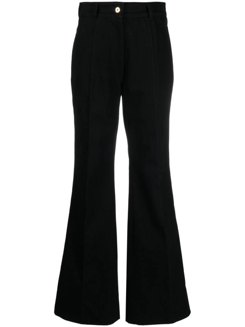 Patou tailored-cut flared trousers - Black von Patou