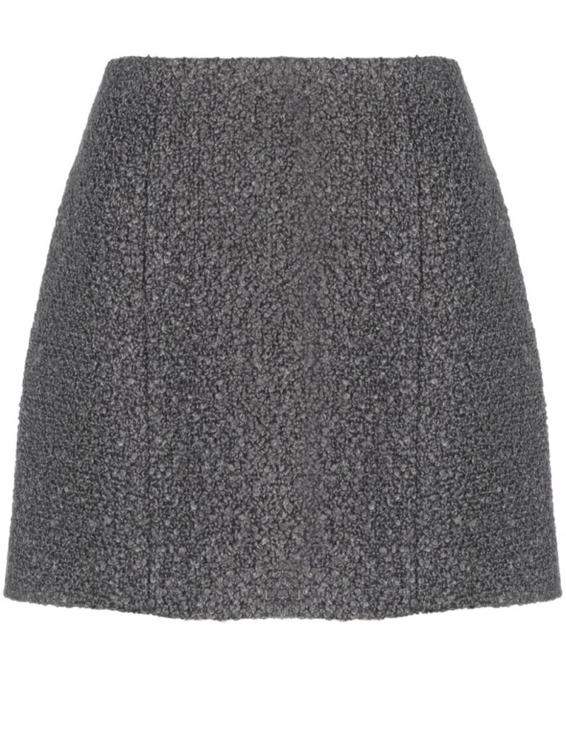 Patou textured-knit mini skirt - Grey von Patou