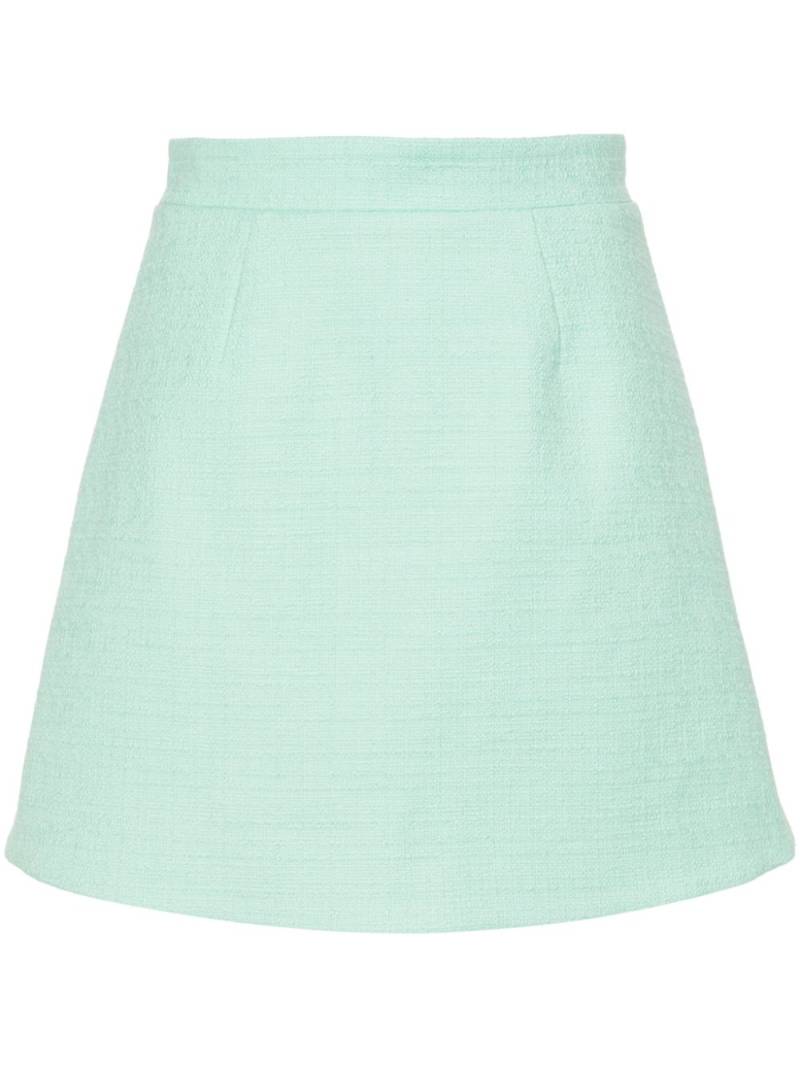 Patou tweed mini skirt - Green von Patou