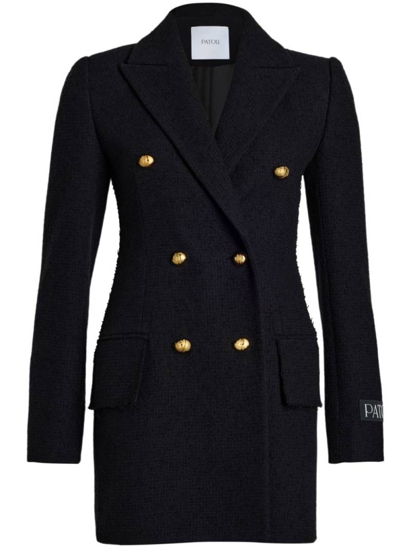 Patou double-breasted blazer - Black von Patou