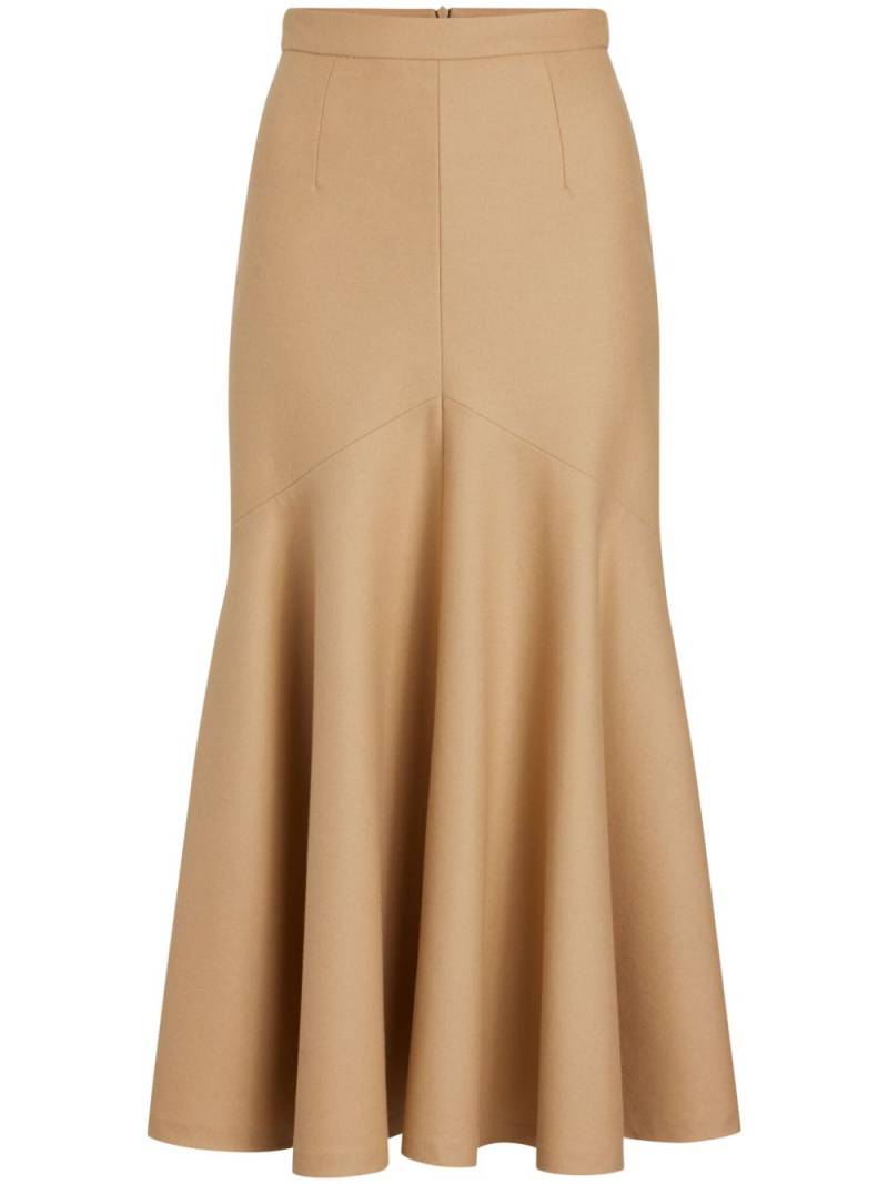 Patou mermaid midi skirt - Neutrals von Patou