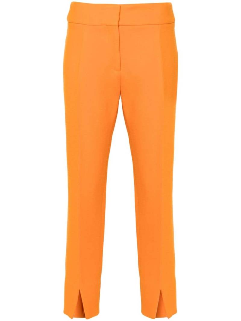 Patou wool cropped trousers - Orange von Patou