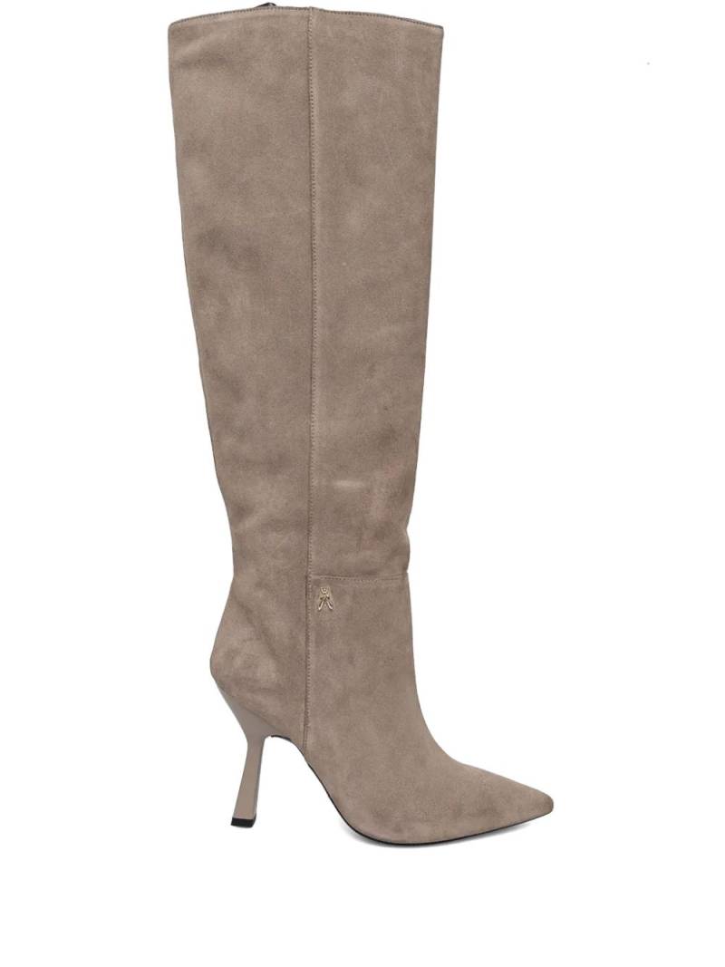 Patrizia Pepe 110mm suede boots - Neutrals von Patrizia Pepe