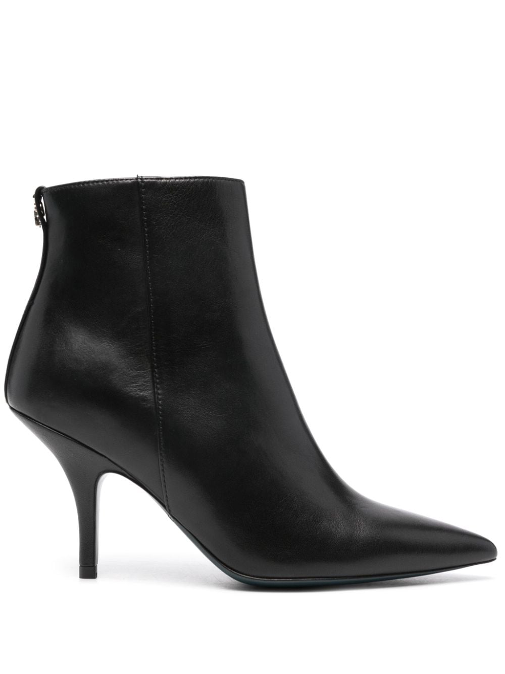 Patrizia Pepe 85mm Fly-rivet leather boots - Black von Patrizia Pepe