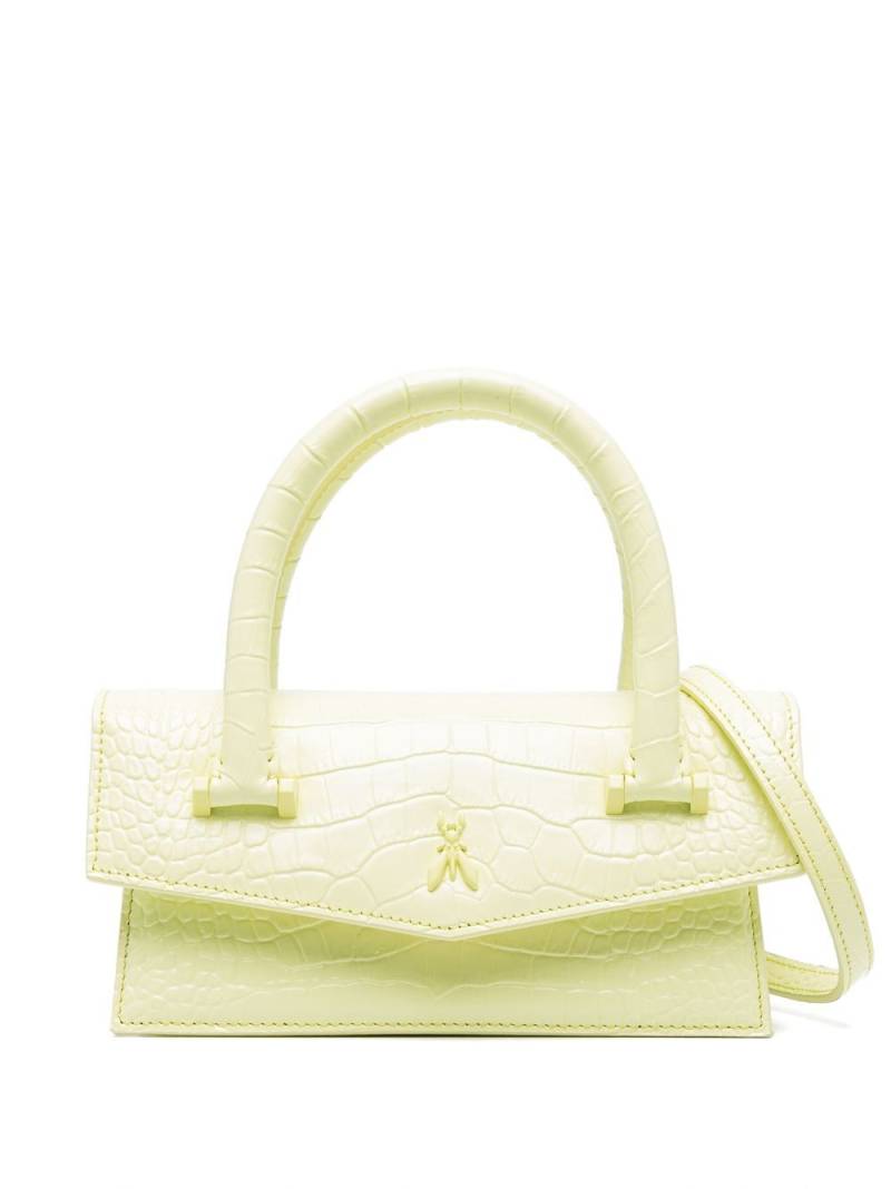 Patrizia Pepe Crocodile-Print Fly Bamby crossbody bag - Green von Patrizia Pepe