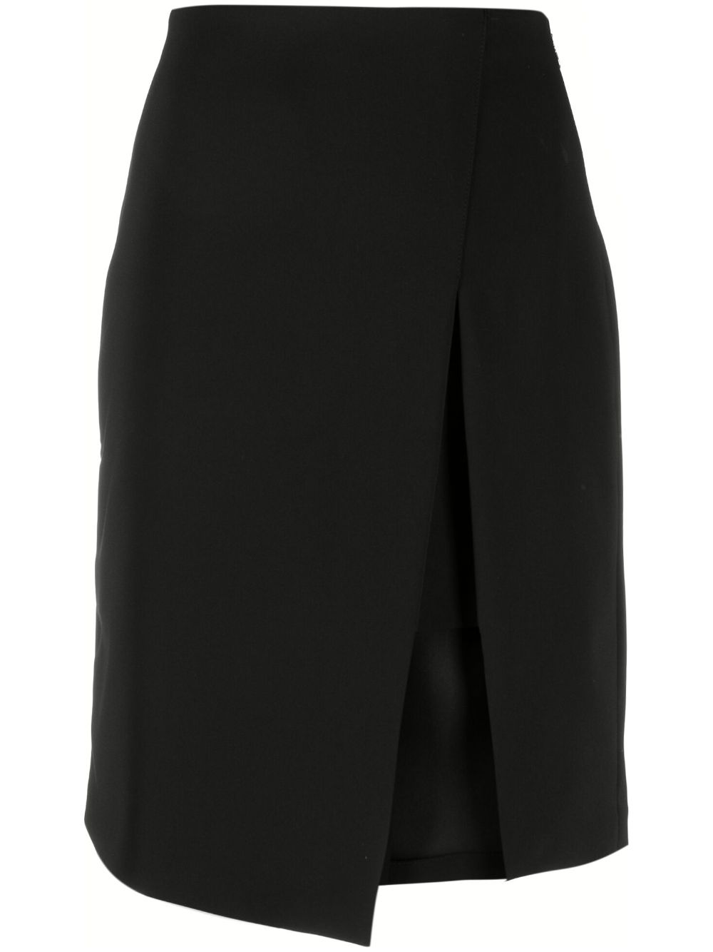 Patrizia Pepe Essential asymmetric-design skirt - Black von Patrizia Pepe