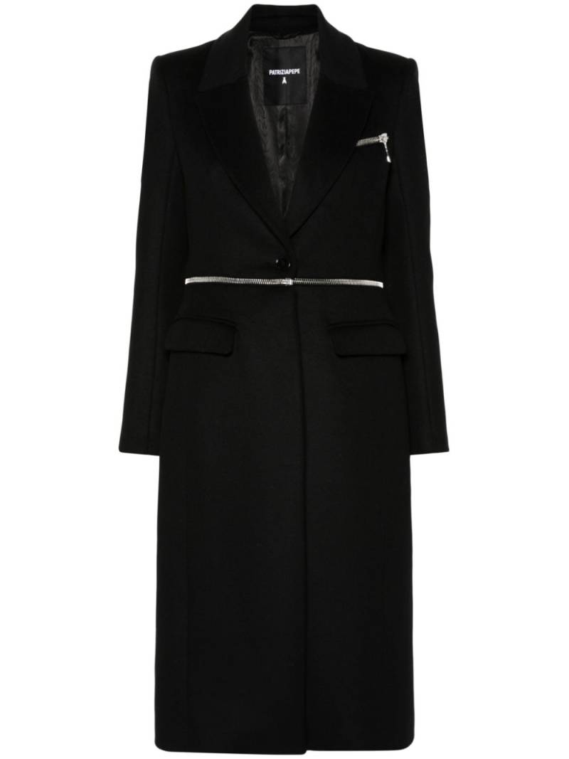 Patrizia Pepe Essential coat - Black von Patrizia Pepe