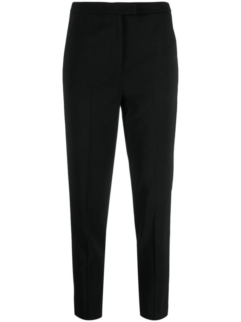 Patrizia Pepe Essential high-waisted cigarette trousers - Black von Patrizia Pepe