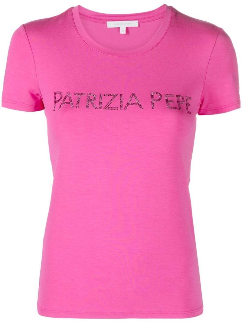 Patrizia Pepe Essential logo-print T-shirt - Pink von Patrizia Pepe