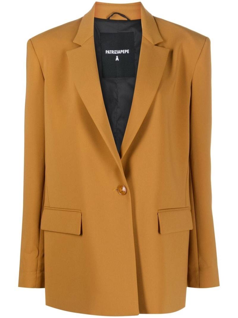 Patrizia Pepe Essential oversized blazer - Brown von Patrizia Pepe