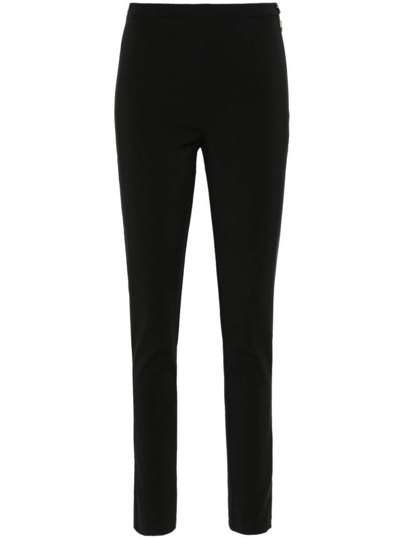 Patrizia Pepe Essential slim-cut trousers - Black von Patrizia Pepe