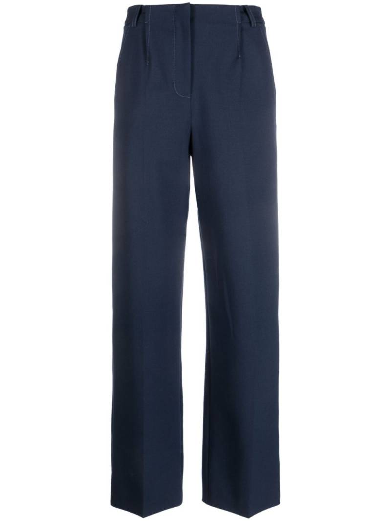 Patrizia Pepe Essential stretch palazzo pant - Blue von Patrizia Pepe