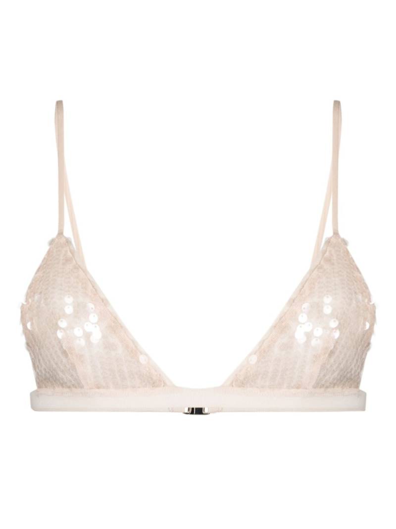 Patrizia Pepe Essential triangle-cup bra - Neutrals von Patrizia Pepe