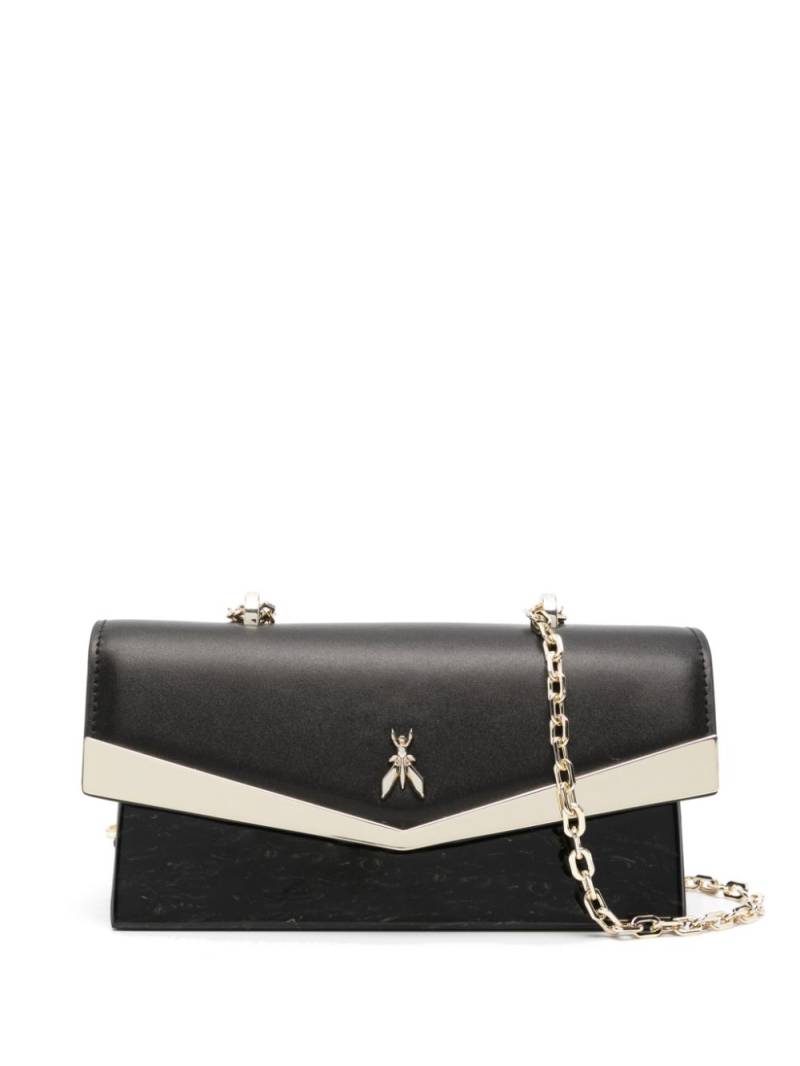 Patrizia Pepe Fly Bamby leather shoulder bag - Black von Patrizia Pepe