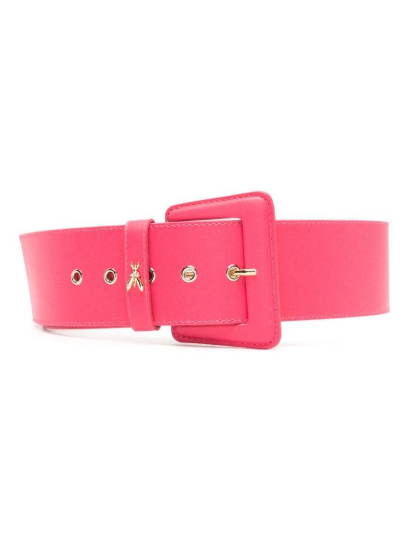 Patrizia Pepe Fly logo-plaque buckle belt - Pink von Patrizia Pepe