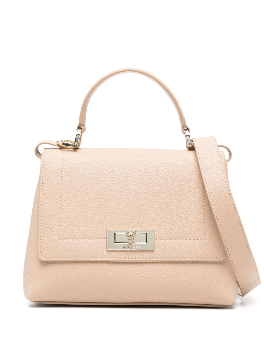 Patrizia Pepe Fly-plaque satchel bag - Neutrals von Patrizia Pepe