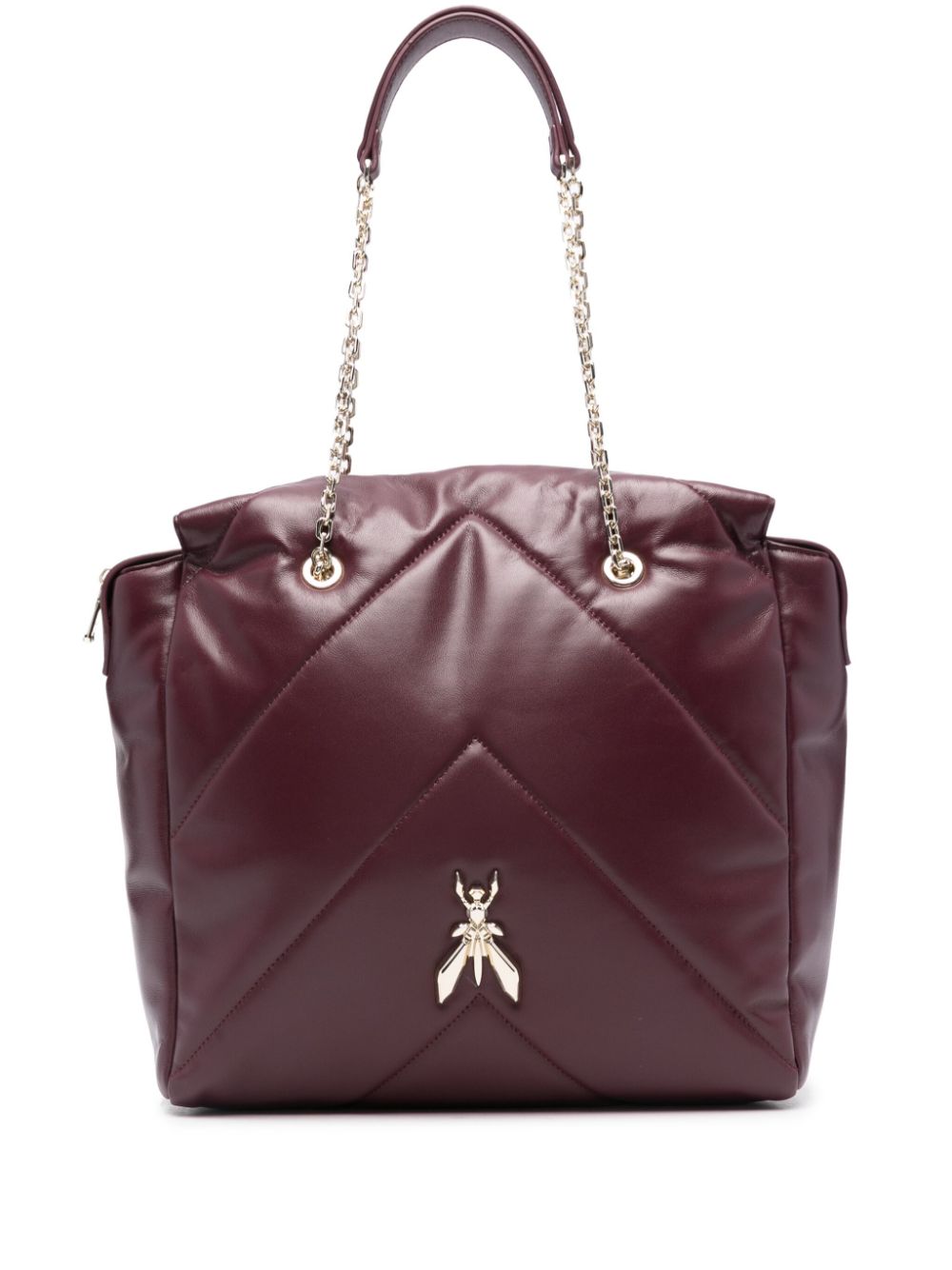 Patrizia Pepe Fly-plaque shoulder bag - Purple von Patrizia Pepe