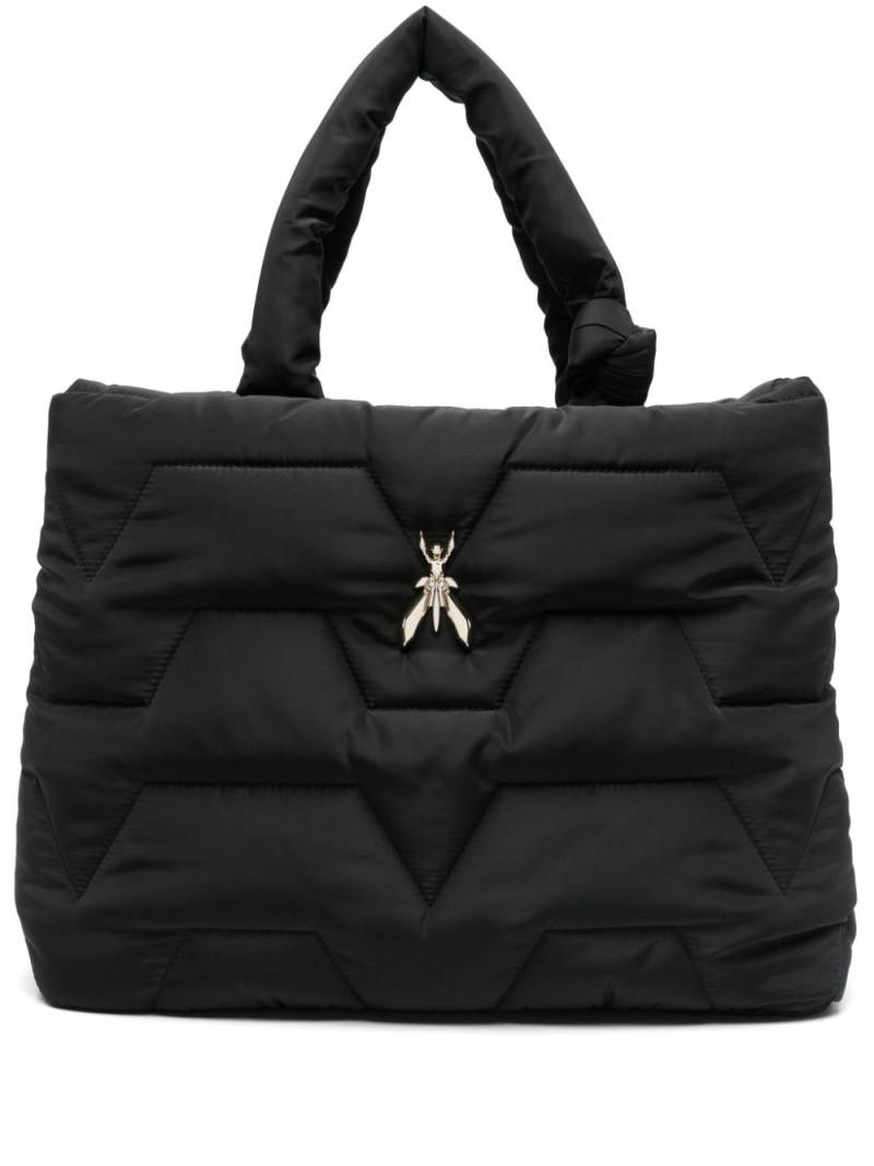 Patrizia Pepe Maxi Fly tote bag - Black von Patrizia Pepe