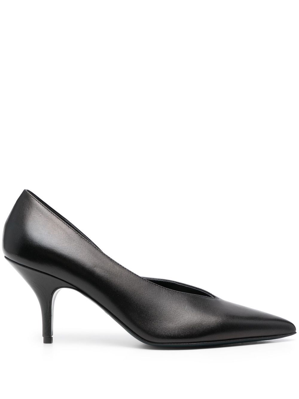 Patrizia Pepe Minimal-shape heeled pumps - Black von Patrizia Pepe