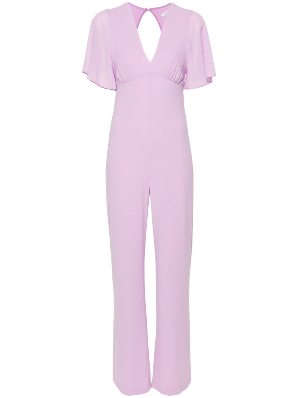 Patrizia Pepe V-neck crepe jumpsuit - Purple von Patrizia Pepe