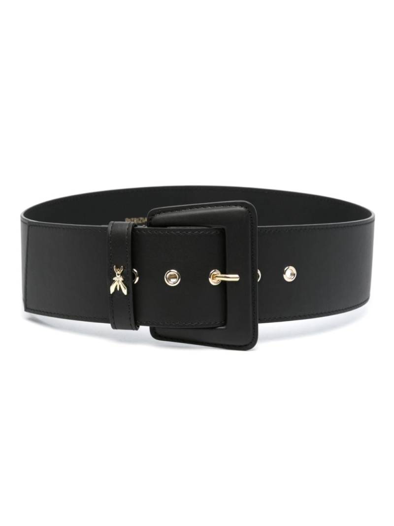 Patrizia Pepe bee-charm leather belt - Black von Patrizia Pepe