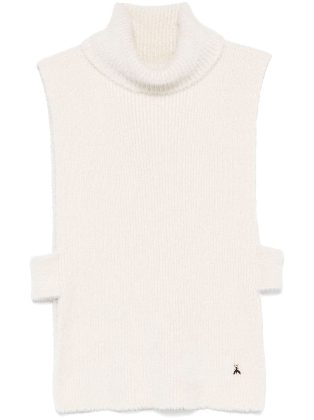 Patrizia Pepe brushed-knit vest - Neutrals von Patrizia Pepe