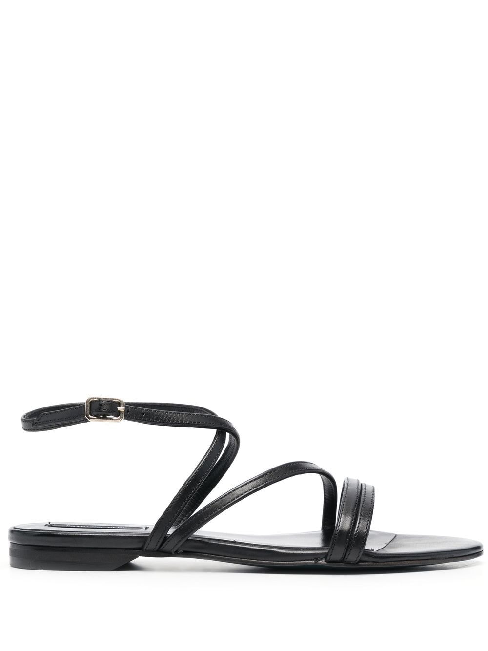 Patrizia Pepe buckle-fastened leather sandals - Black von Patrizia Pepe