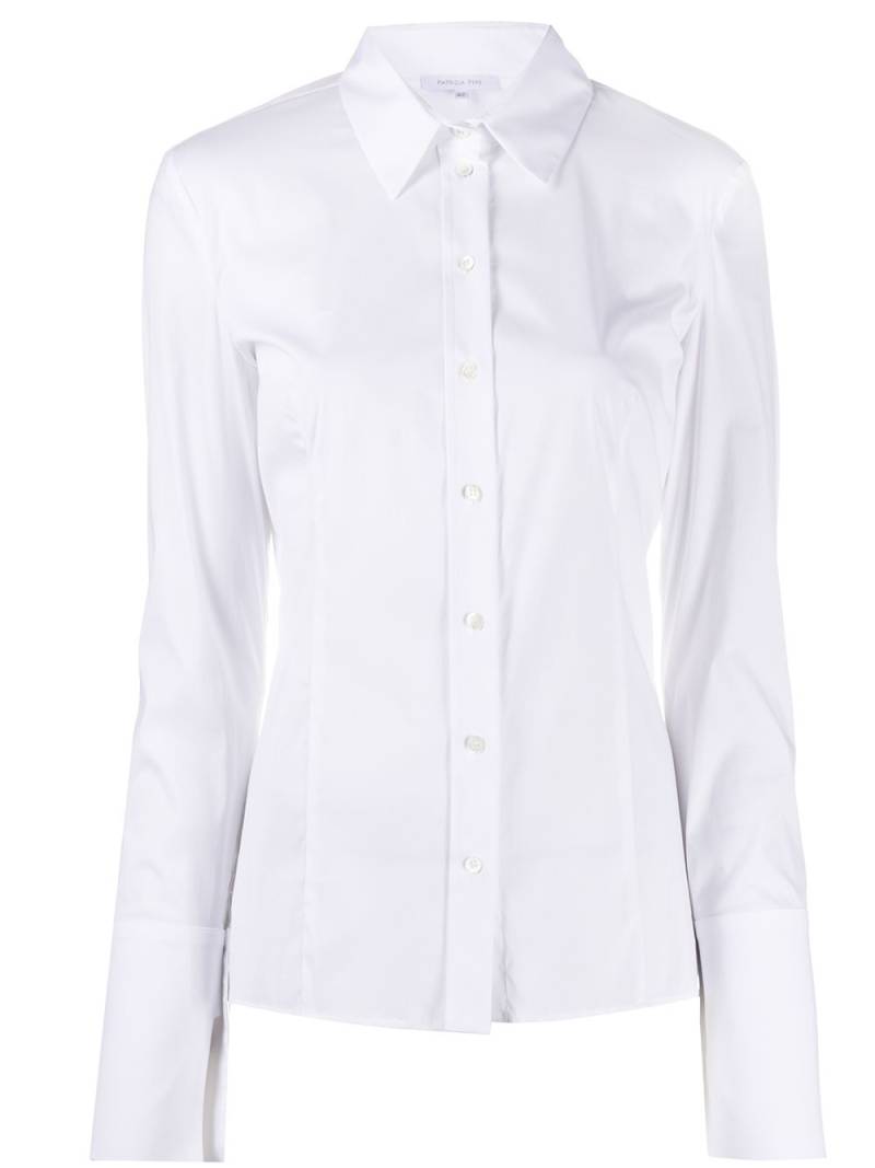 Patrizia Pepe classic button-up shirt - White von Patrizia Pepe