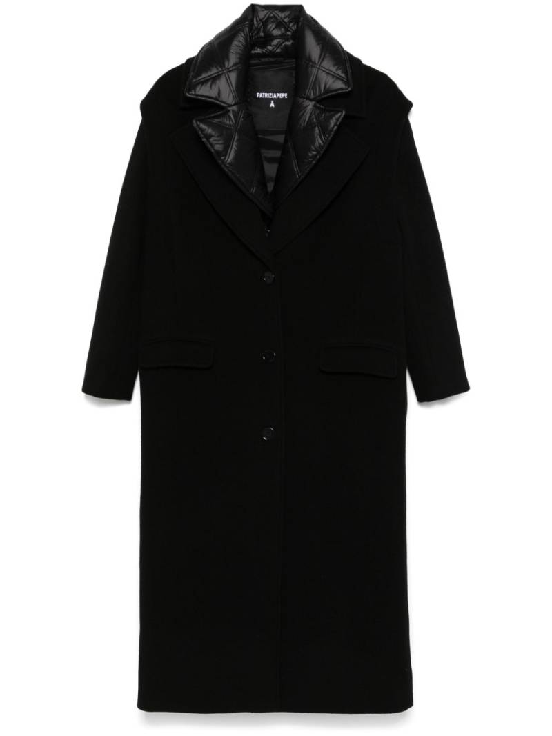 Patrizia Pepe cloth coat - Black von Patrizia Pepe