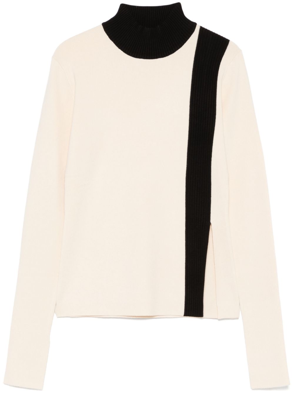 Patrizia Pepe colourblock sweater - Neutrals von Patrizia Pepe