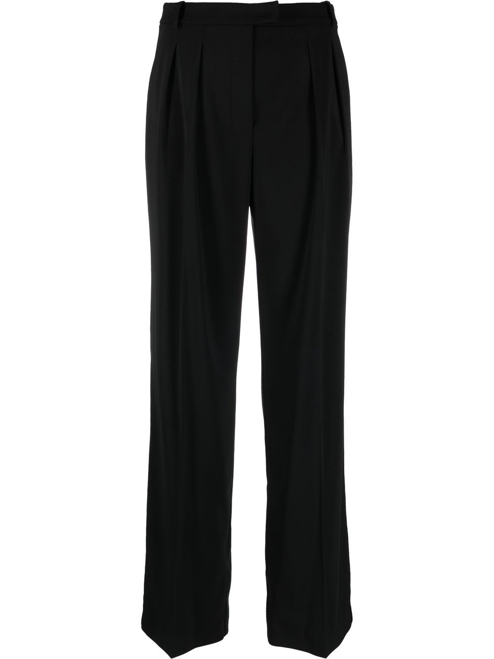 Patrizia Pepe crepe dart-detail trousers - Black von Patrizia Pepe