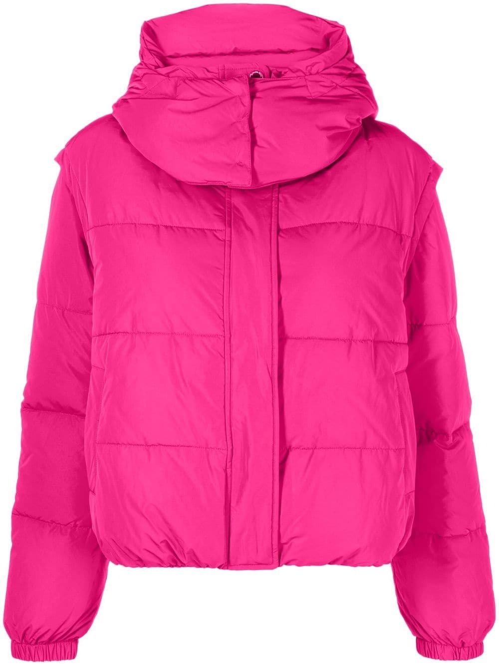 Patrizia Pepe cropped padded jacket - Pink von Patrizia Pepe