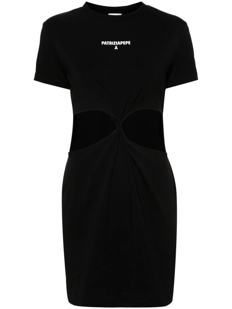 Patrizia Pepe cut-out T-shirt dress - Black von Patrizia Pepe