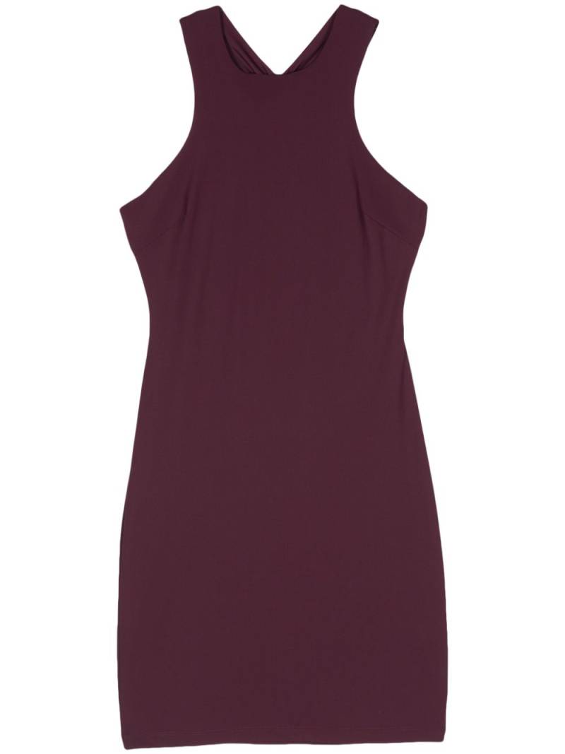 Patrizia Pepe cut-out detail sleeveless dress - Purple von Patrizia Pepe