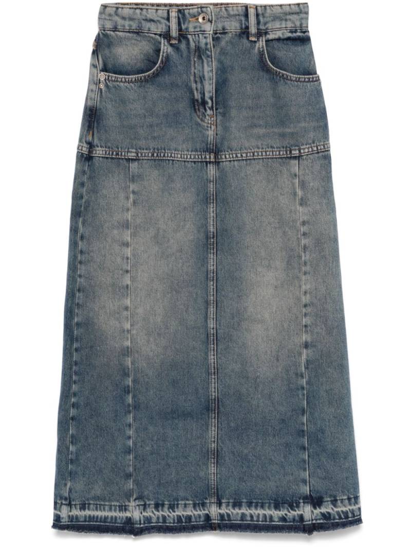 Patrizia Pepe denim midi skirt - Blue von Patrizia Pepe