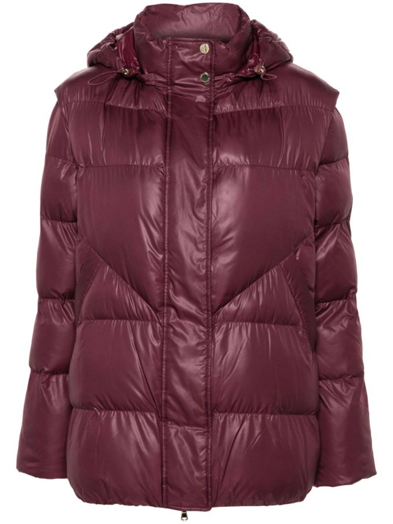 Patrizia Pepe detachable-sleeves puffer jacket - Purple von Patrizia Pepe