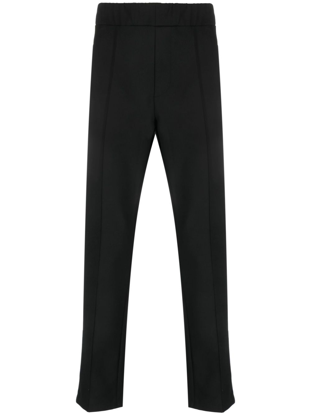 Patrizia Pepe elasticated-waistband cotton trousers - Black von Patrizia Pepe